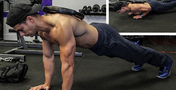 Weighted Push Ups